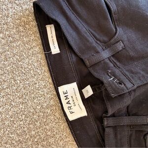 Frame Denim Women's High Rise Jeans - Black